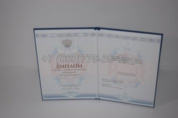 Диплом Техникума 2018г ГОЗНАК в Ульяновске